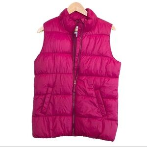 🌈 6/$60 NWOT Kids Old Navy Puffer Vest, Raspberry/Magenta, XXL